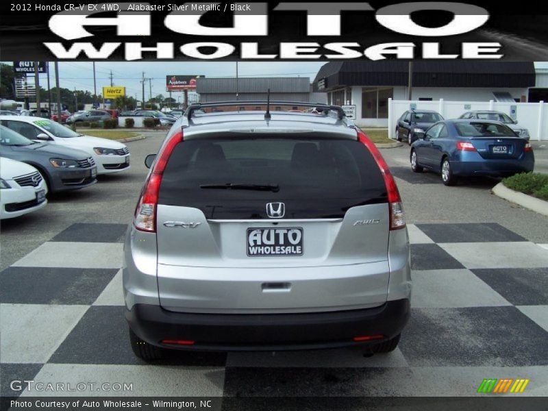 Alabaster Silver Metallic / Black 2012 Honda CR-V EX 4WD
