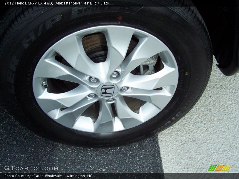 Alabaster Silver Metallic / Black 2012 Honda CR-V EX 4WD