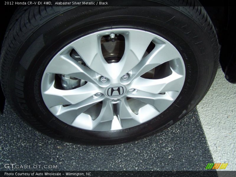 Alabaster Silver Metallic / Black 2012 Honda CR-V EX 4WD