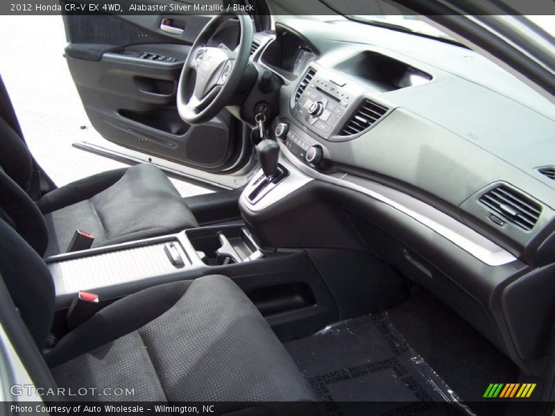 Alabaster Silver Metallic / Black 2012 Honda CR-V EX 4WD