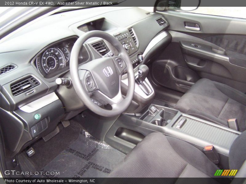 Alabaster Silver Metallic / Black 2012 Honda CR-V EX 4WD