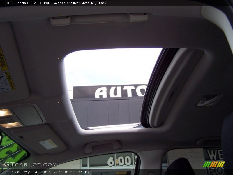 Alabaster Silver Metallic / Black 2012 Honda CR-V EX 4WD