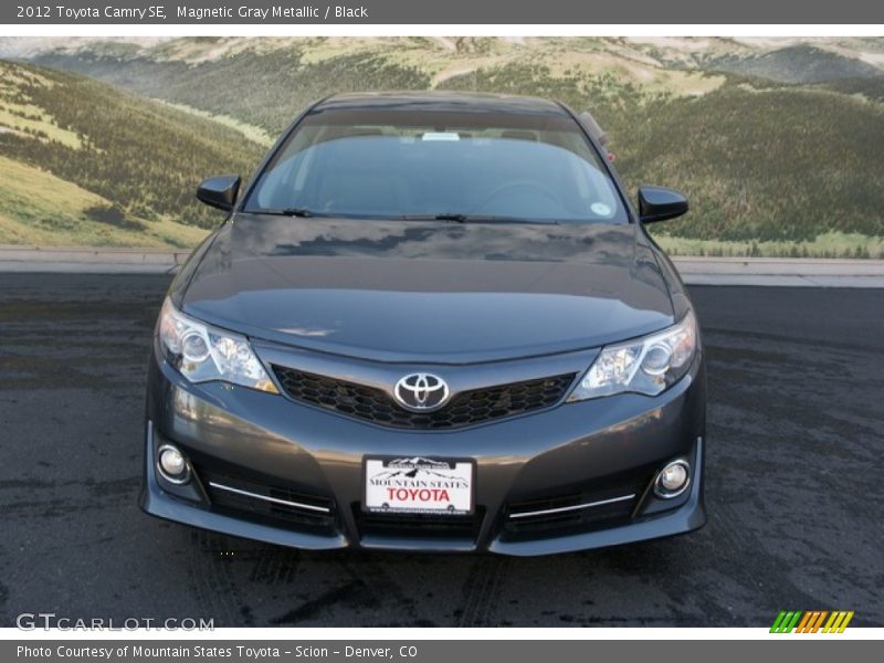 Magnetic Gray Metallic / Black 2012 Toyota Camry SE