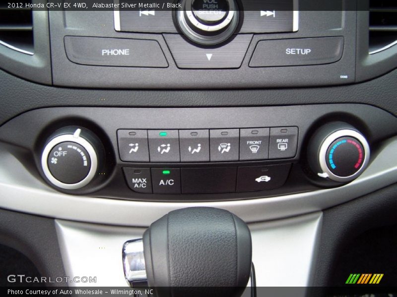 Alabaster Silver Metallic / Black 2012 Honda CR-V EX 4WD