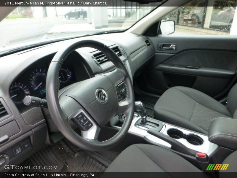  2011 Milan I4 Dark Charcoal Interior