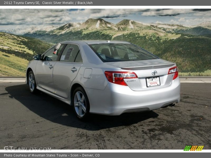 Classic Silver Metallic / Black/Ash 2012 Toyota Camry SE