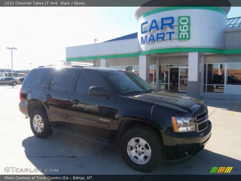 Black / Ebony 2012 Chevrolet Tahoe LT 4x4