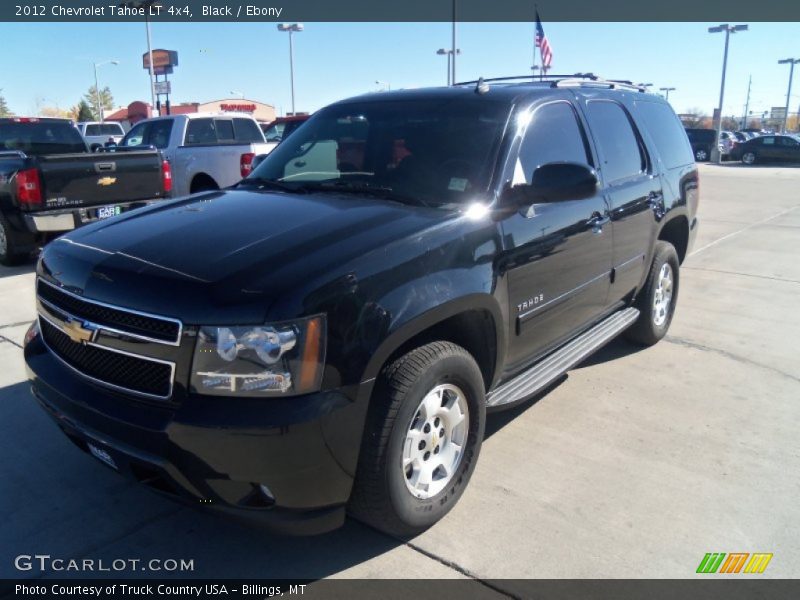 Black / Ebony 2012 Chevrolet Tahoe LT 4x4