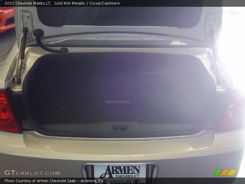 Gold Mist Metallic / Cocoa/Cashmere 2012 Chevrolet Malibu LT