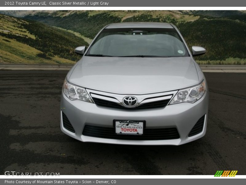 Classic Silver Metallic / Light Gray 2012 Toyota Camry LE