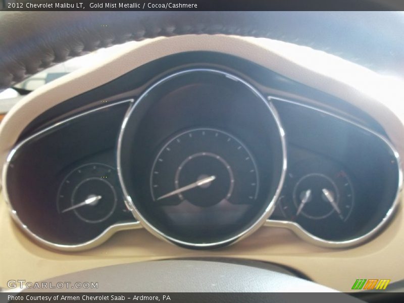 Gold Mist Metallic / Cocoa/Cashmere 2012 Chevrolet Malibu LT