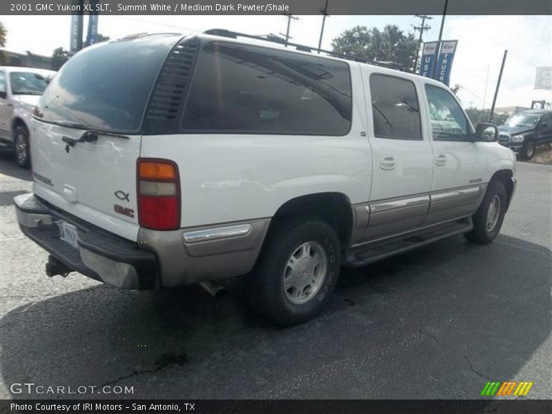 Summit White / Medium Dark Pewter/Shale 2001 GMC Yukon XL SLT