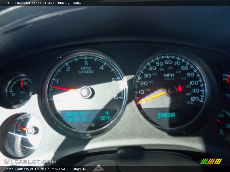 Black / Ebony 2012 Chevrolet Tahoe LT 4x4