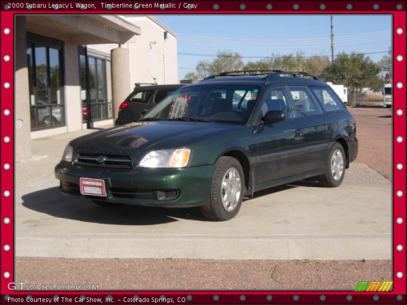 Timberline Green Metallic / Gray 2000 Subaru Legacy L Wagon