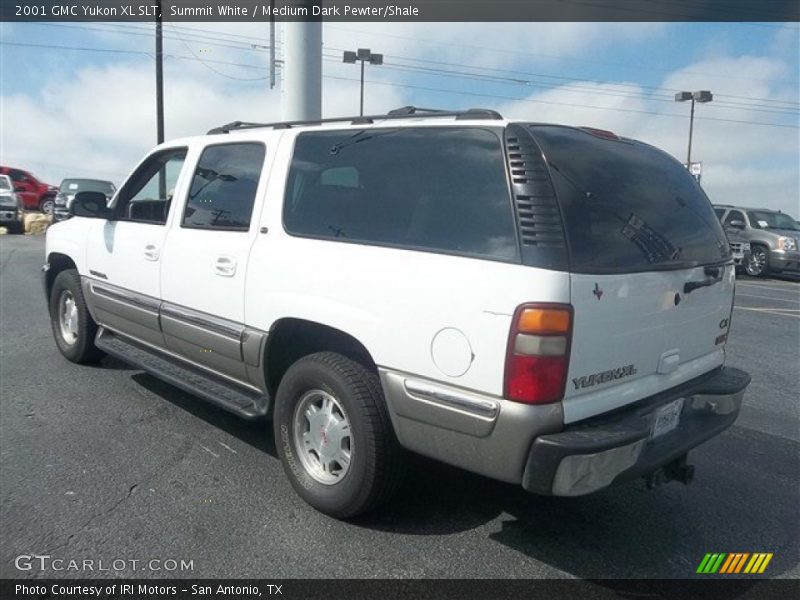 Summit White / Medium Dark Pewter/Shale 2001 GMC Yukon XL SLT