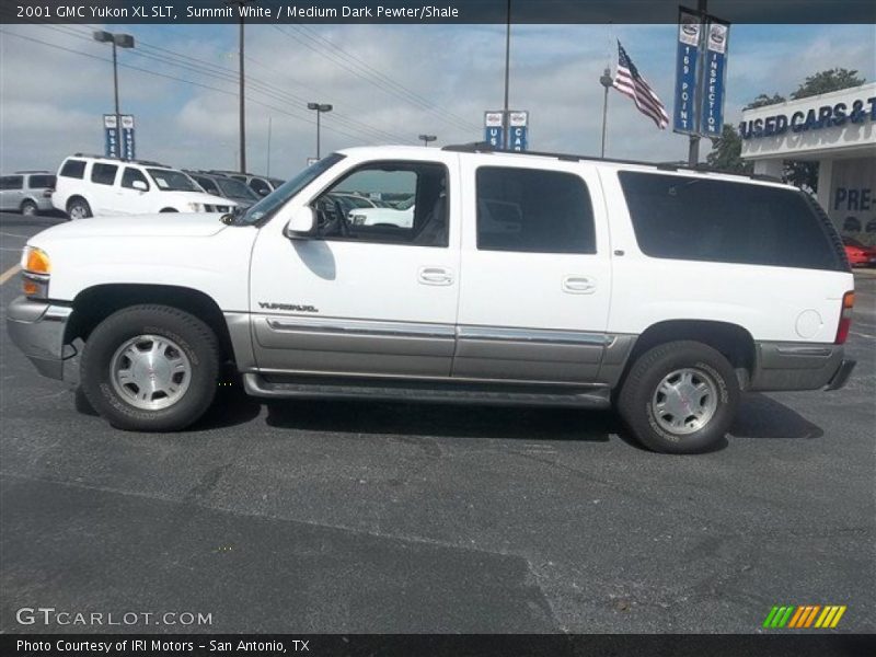 Summit White / Medium Dark Pewter/Shale 2001 GMC Yukon XL SLT
