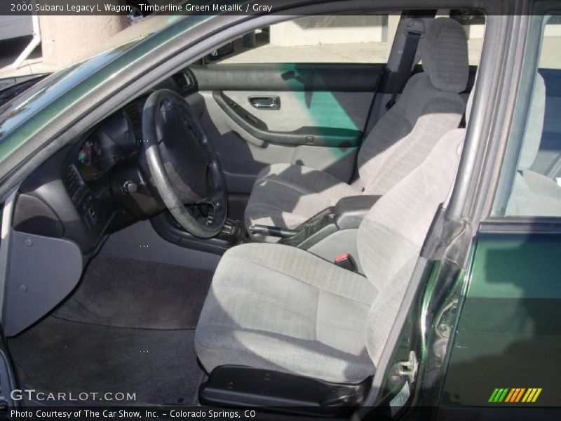 Timberline Green Metallic / Gray 2000 Subaru Legacy L Wagon