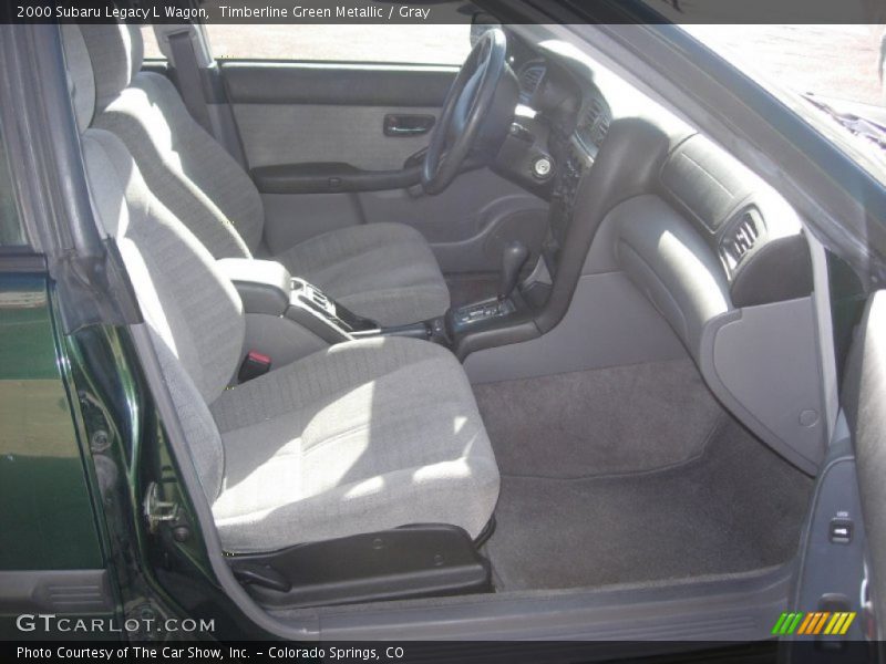 Timberline Green Metallic / Gray 2000 Subaru Legacy L Wagon