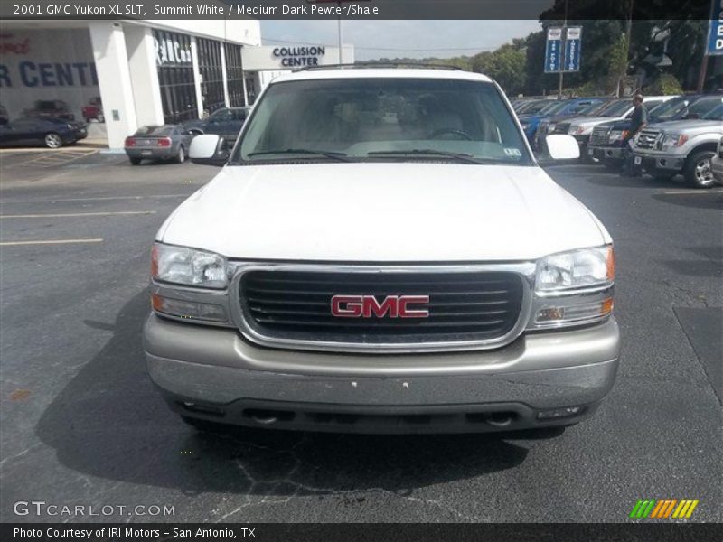 Summit White / Medium Dark Pewter/Shale 2001 GMC Yukon XL SLT
