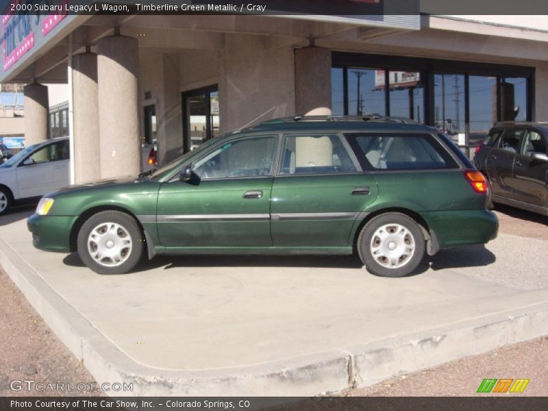Timberline Green Metallic / Gray 2000 Subaru Legacy L Wagon