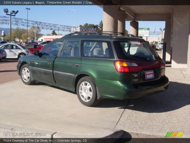 Timberline Green Metallic / Gray 2000 Subaru Legacy L Wagon