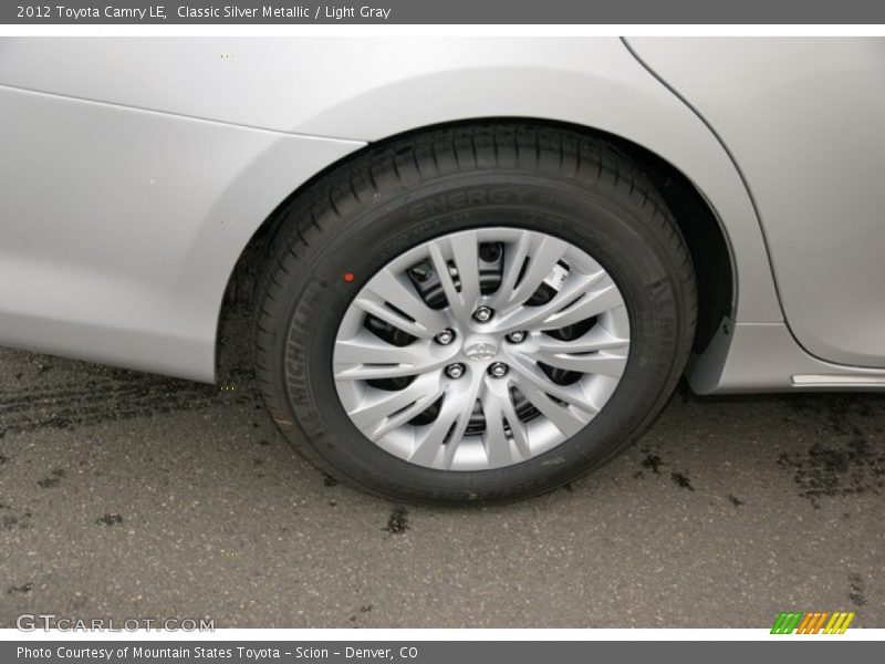 Classic Silver Metallic / Light Gray 2012 Toyota Camry LE