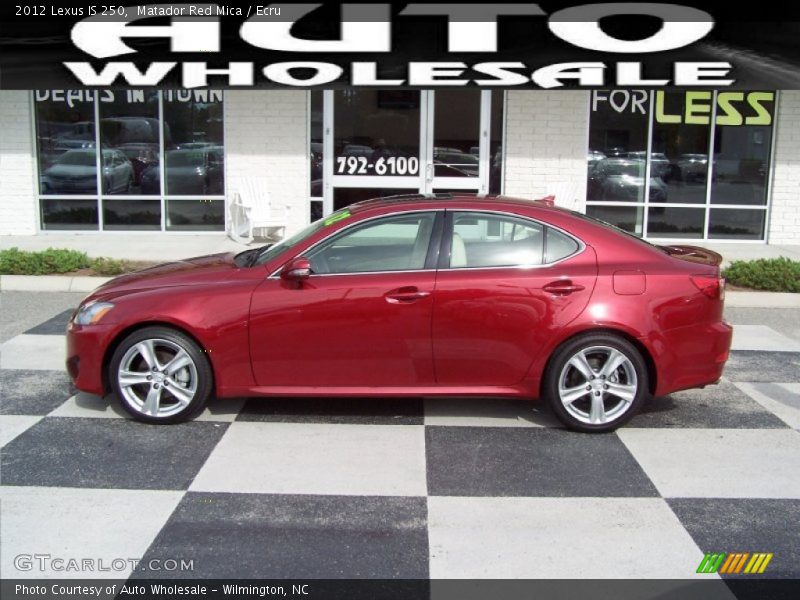 Matador Red Mica / Ecru 2012 Lexus IS 250