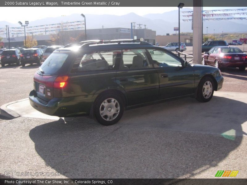 Timberline Green Metallic / Gray 2000 Subaru Legacy L Wagon