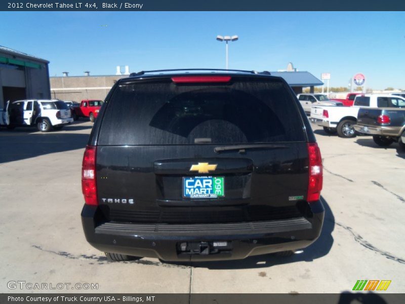 Black / Ebony 2012 Chevrolet Tahoe LT 4x4