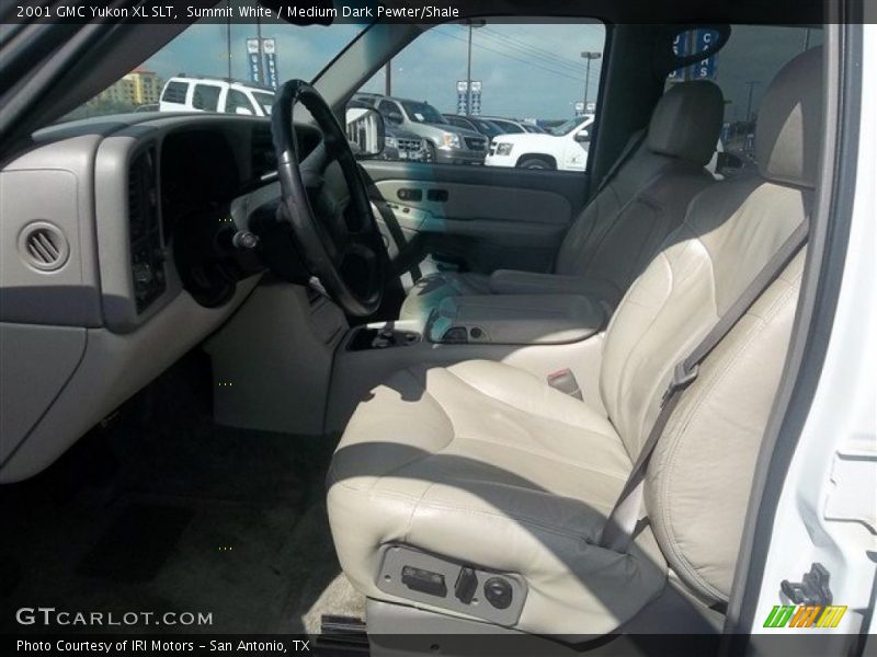 Summit White / Medium Dark Pewter/Shale 2001 GMC Yukon XL SLT