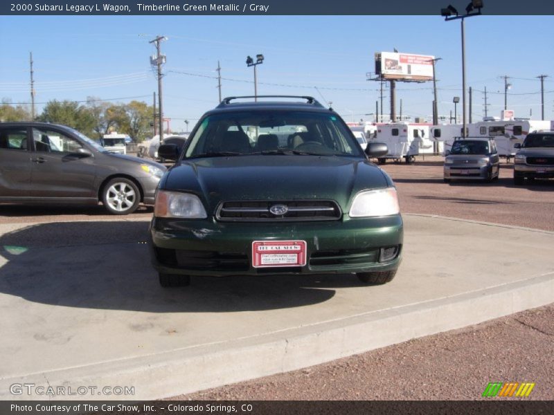 Timberline Green Metallic / Gray 2000 Subaru Legacy L Wagon