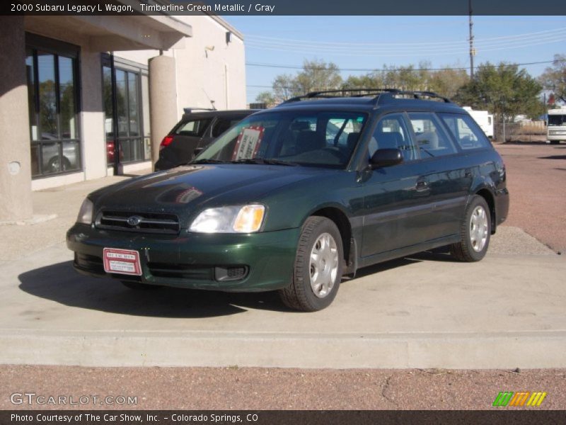 Timberline Green Metallic / Gray 2000 Subaru Legacy L Wagon