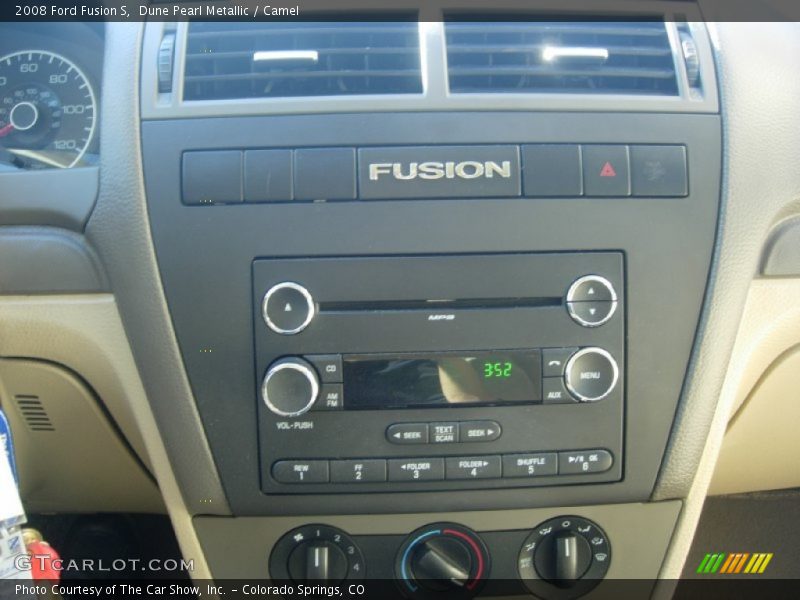 Dune Pearl Metallic / Camel 2008 Ford Fusion S
