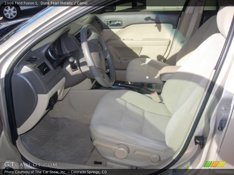 Dune Pearl Metallic / Camel 2008 Ford Fusion S