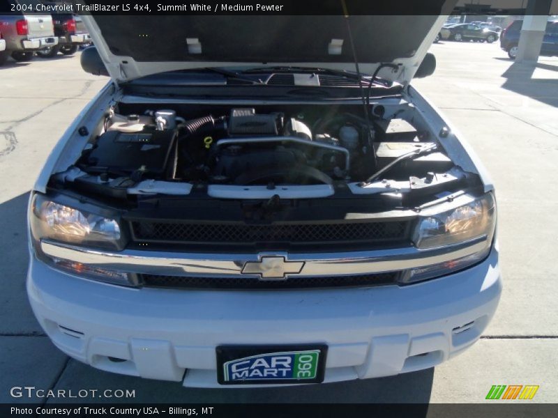 Summit White / Medium Pewter 2004 Chevrolet TrailBlazer LS 4x4