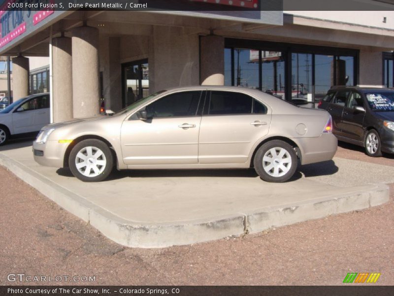 Dune Pearl Metallic / Camel 2008 Ford Fusion S