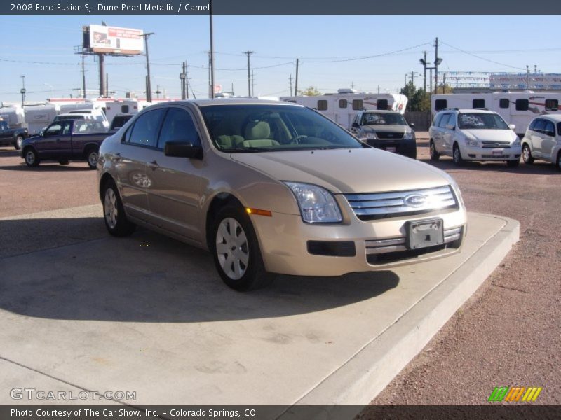 Dune Pearl Metallic / Camel 2008 Ford Fusion S
