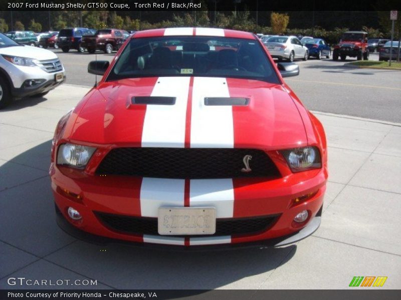 Torch Red / Black/Red 2007 Ford Mustang Shelby GT500 Coupe