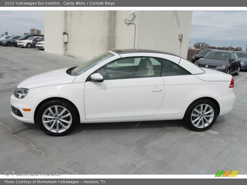Candy White / Cornsilk Beige 2013 Volkswagen Eos Komfort