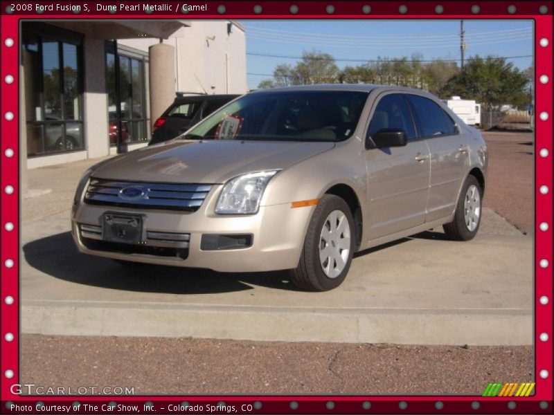Dune Pearl Metallic / Camel 2008 Ford Fusion S