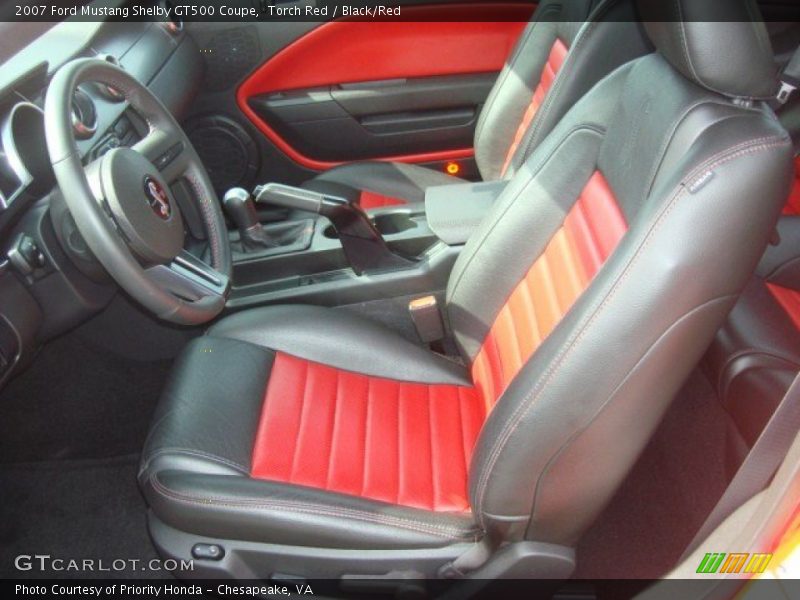 Front Seat of 2007 Mustang Shelby GT500 Coupe
