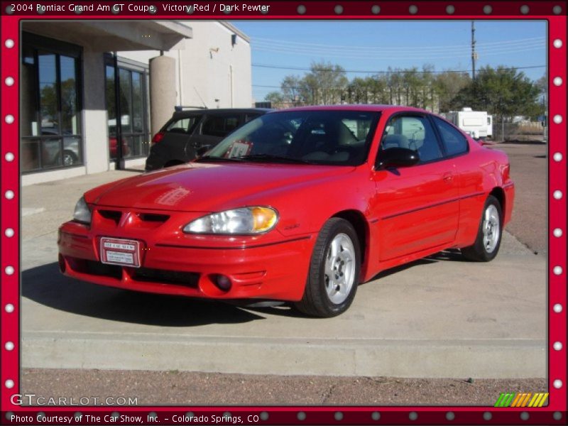 Victory Red / Dark Pewter 2004 Pontiac Grand Am GT Coupe