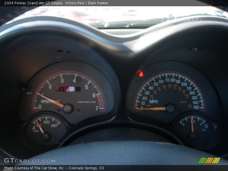 Victory Red / Dark Pewter 2004 Pontiac Grand Am GT Coupe