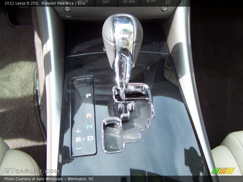  2012 IS 250 6 Speed ECT-i Automatic Shifter
