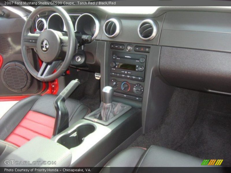 Torch Red / Black/Red 2007 Ford Mustang Shelby GT500 Coupe