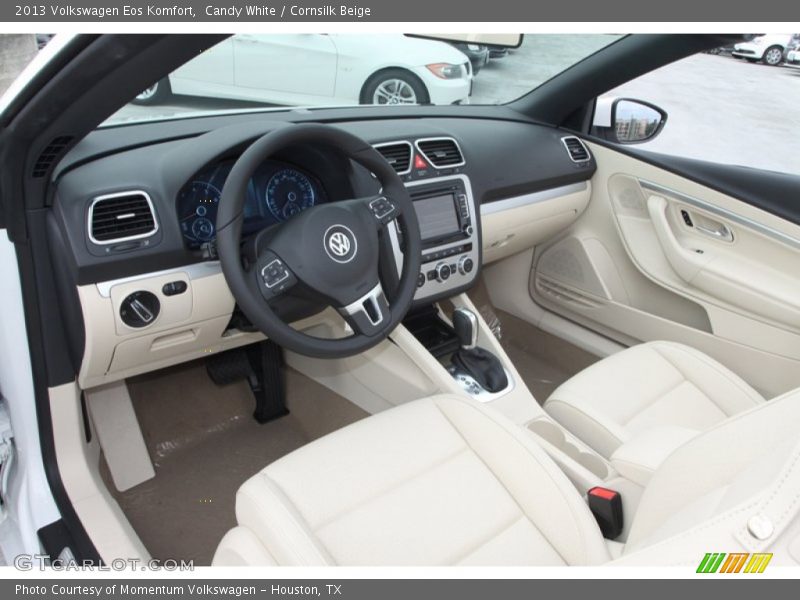 Cornsilk Beige Interior - 2013 Eos Komfort 