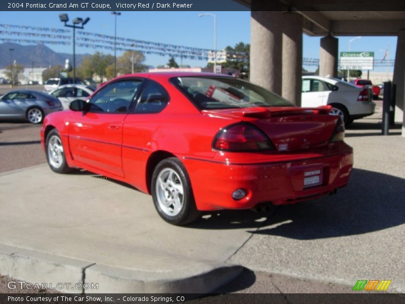 Victory Red / Dark Pewter 2004 Pontiac Grand Am GT Coupe