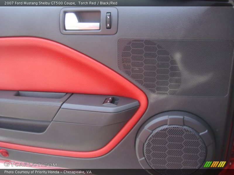 Torch Red / Black/Red 2007 Ford Mustang Shelby GT500 Coupe