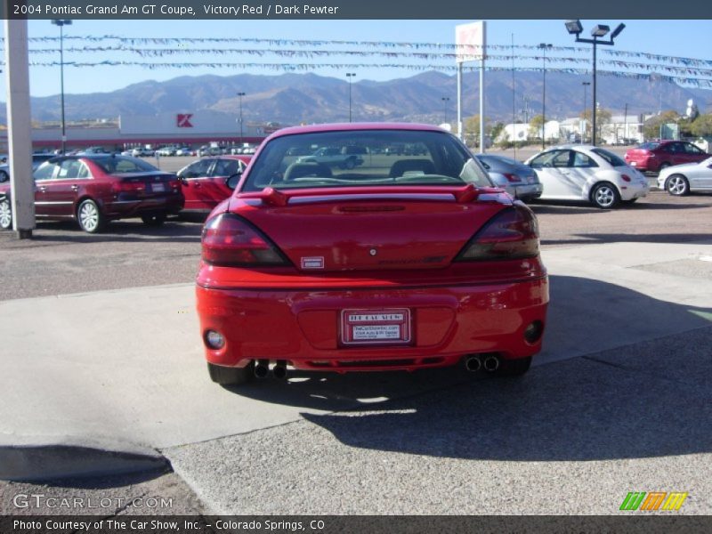 Victory Red / Dark Pewter 2004 Pontiac Grand Am GT Coupe