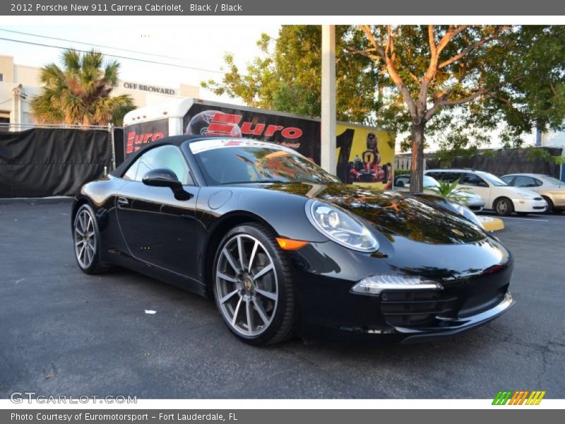 Front 3/4 View of 2012 New 911 Carrera Cabriolet
